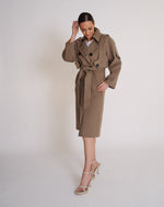 Load image into Gallery viewer, Josie Wool Coat Mushroom