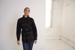 Load image into Gallery viewer, Lyra Shacket Black & Rust Plaid