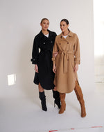 Load image into Gallery viewer, Piper Wool Coat Black