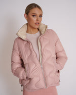 Load image into Gallery viewer, Astrid Down Puffer Jacket Power Pink