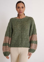 Load image into Gallery viewer, Izara Chunky Knit Khaki Beige