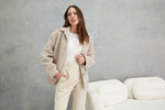 Load image into Gallery viewer, Soraya Mohair Jacket Almond