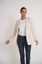 Load image into Gallery viewer, Wool Blazer Bone (SAMPLE)