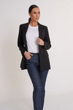 Load image into Gallery viewer, Wool Blazer Black (SAMPLE)