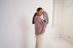 Load image into Gallery viewer, Izara Chunky Knit Lavender Blush Silver