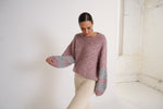 Load image into Gallery viewer, Izara Chunky Knit Lavender Blush Silver