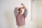 Load image into Gallery viewer, Izara Chunky Knit Lavender Blush Silver