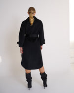 Load image into Gallery viewer, Piper Wool Coat Black