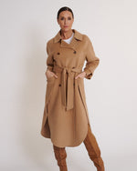 Load image into Gallery viewer, Piper Wool Coat Nude Beige