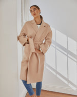Load image into Gallery viewer, Celine Wool Coat Beige