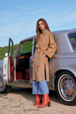 Load image into Gallery viewer, Nora Wool Coat Camel