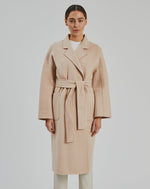 Load image into Gallery viewer, Celine Wool Coat Beige