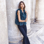 Load image into Gallery viewer, Alektra Vest Forest Green