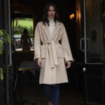 Load image into Gallery viewer, Celine Wool Coat Beige