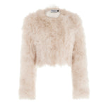 Load image into Gallery viewer, Milly Crop Jacket Cream