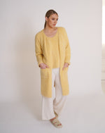Load image into Gallery viewer, Layla Alpaca Cardigan Lemon