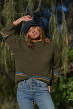 Load image into Gallery viewer, Portia Knit Khaki (SAMPLE)