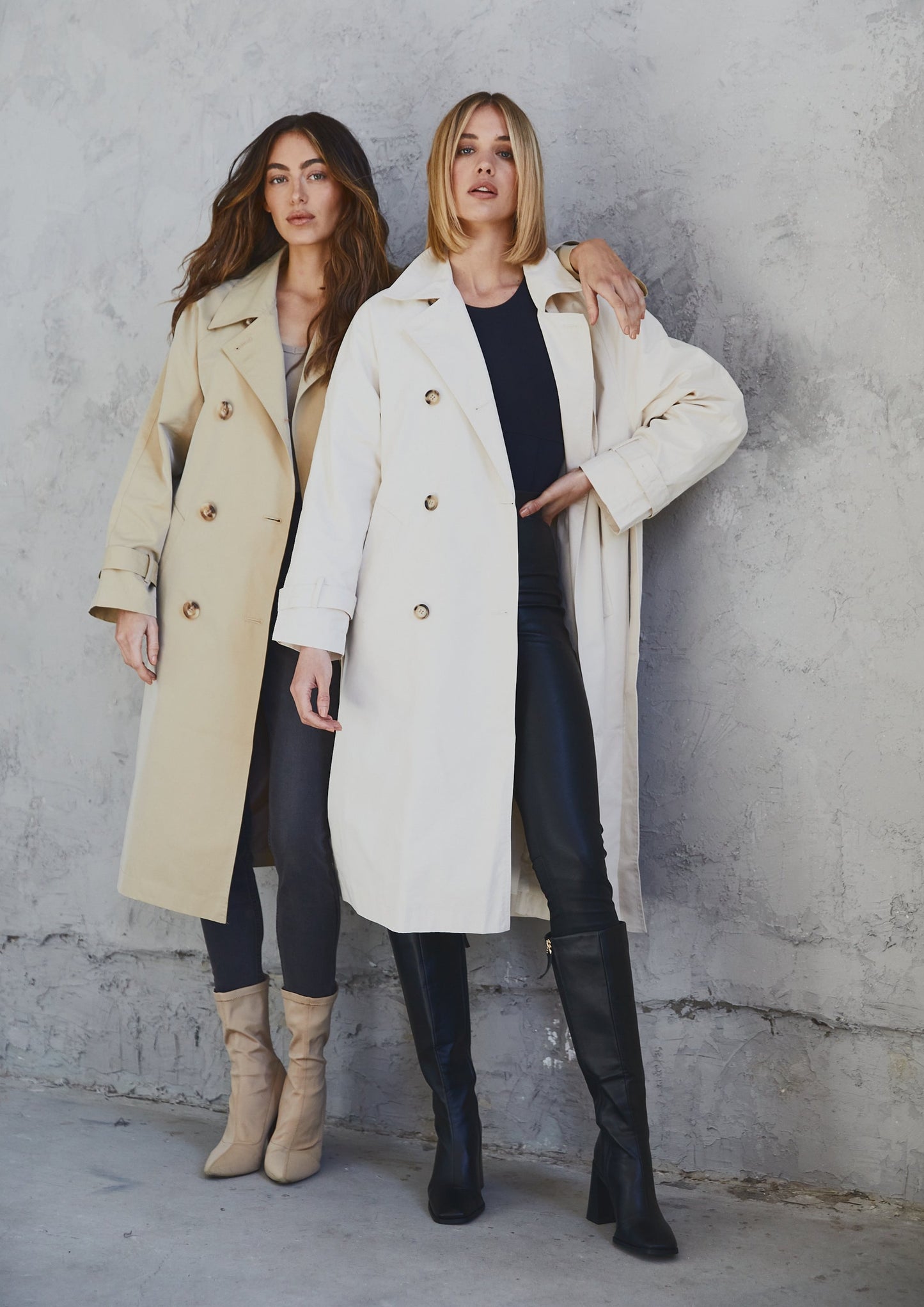 Trench Coat Bone White