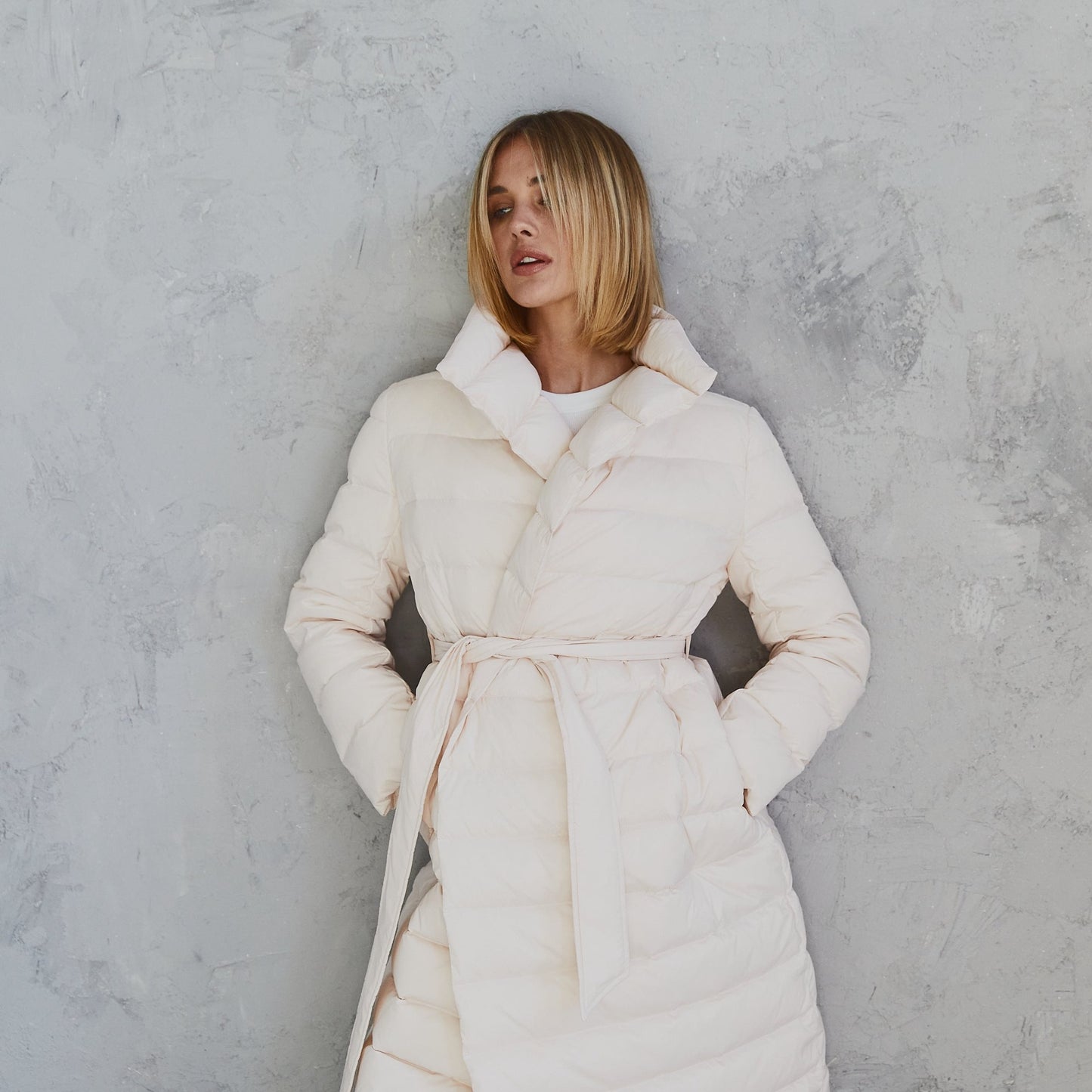 Dakota Down Coat Bone White