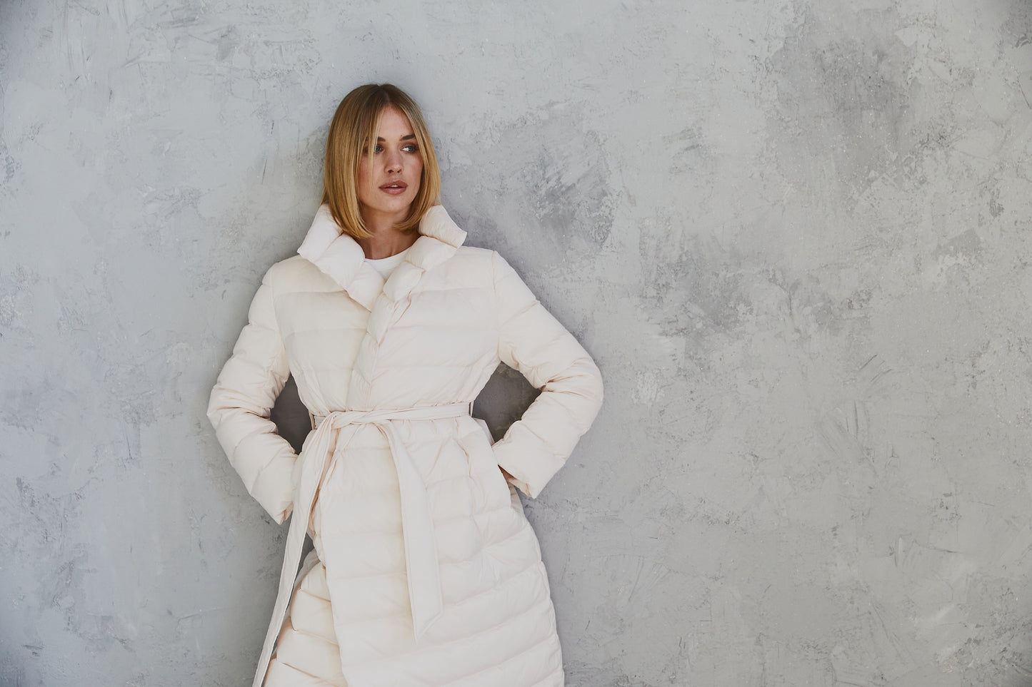 Dakota Down Coat Bone White