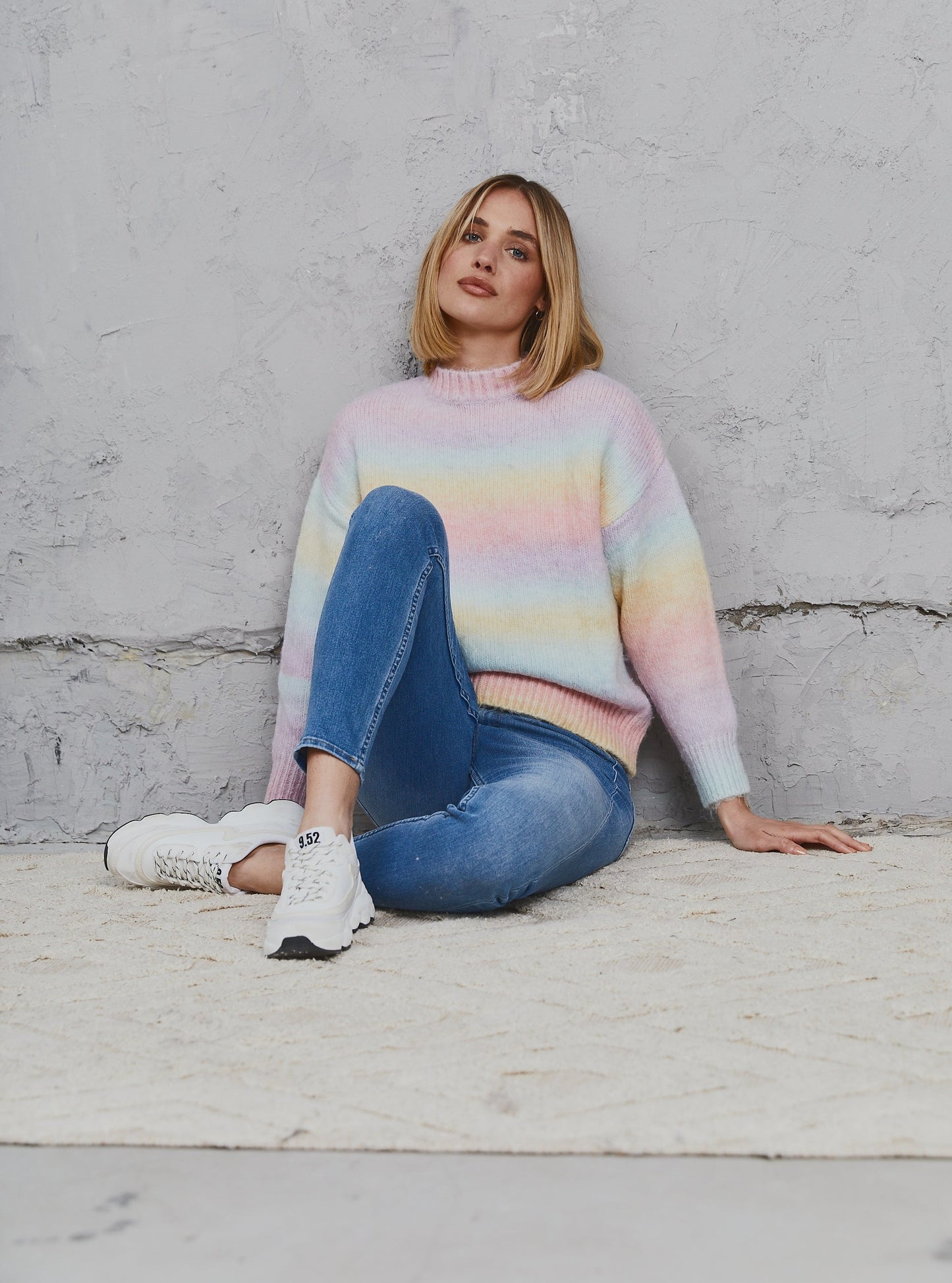 Freyer Ombre Knit Rainbow