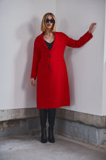 Load image into Gallery viewer, Amari Coat Red (SAMPLE)