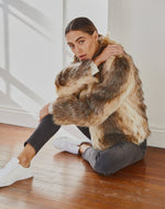 Load image into Gallery viewer, Faux Fur Jacket Wildcat