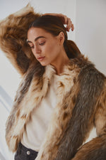Load image into Gallery viewer, Faux Fur Jacket Wildcat