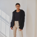 Load image into Gallery viewer, Lady Luxe Furs Jacket Black
