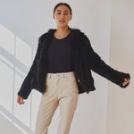 Load image into Gallery viewer, Lady Luxe Furs Jacket Black