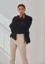 Load image into Gallery viewer, Lady Luxe Furs Jacket Black