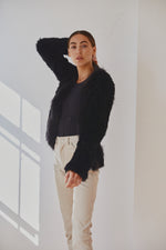 Load image into Gallery viewer, Lady Luxe Furs Jacket Black
