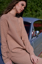 Load image into Gallery viewer, Nika Midi Skirt Sand (SAMPLE)