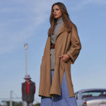 Load image into Gallery viewer, Nora Wool Coat Camel