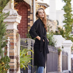 Load image into Gallery viewer, Celine Wool Coat Black