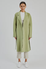 Load image into Gallery viewer, Celine Wool Coat Pistachio