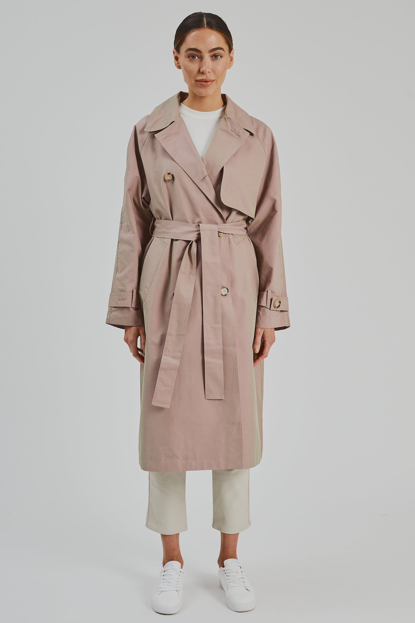 Trench Coat Rose Taupe