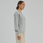 Load image into Gallery viewer, Reese Kid Mohair Sweater Silver Grey