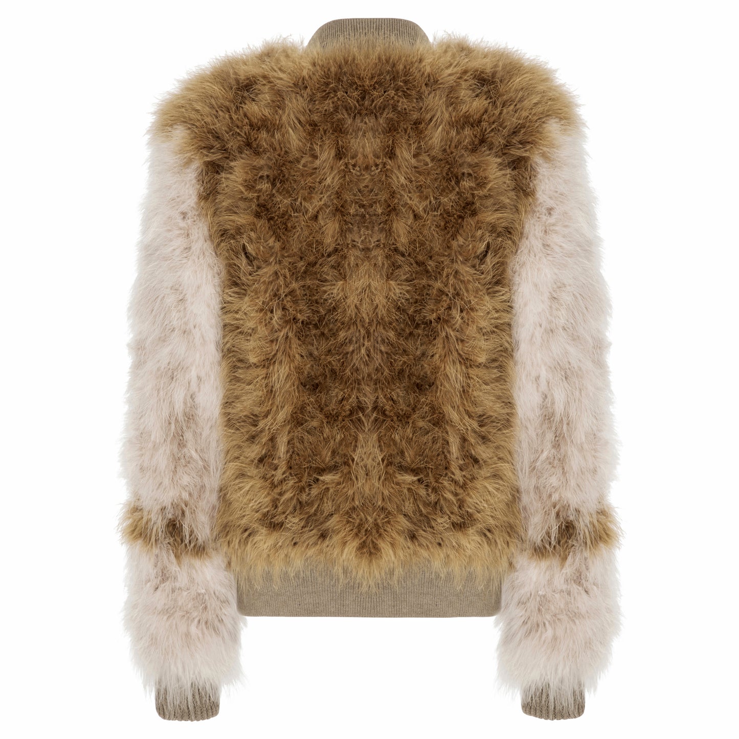 Kitty Bomber Camel & blush