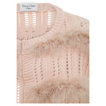 Load image into Gallery viewer, Eva Feather Cardigan Blush (SAMPLE)