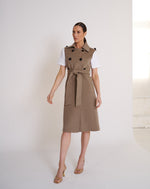 Load image into Gallery viewer, Josie Wool Coat Mushroom
