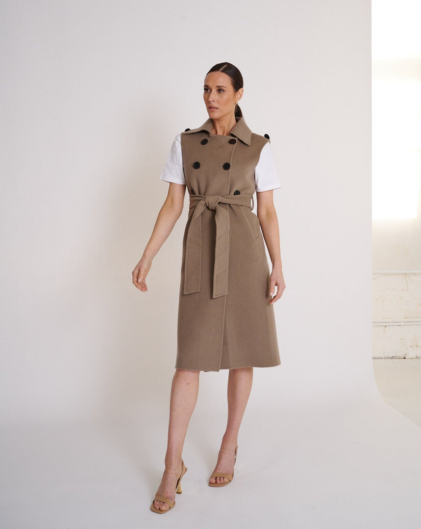 Josie Wool Coat Mushroom