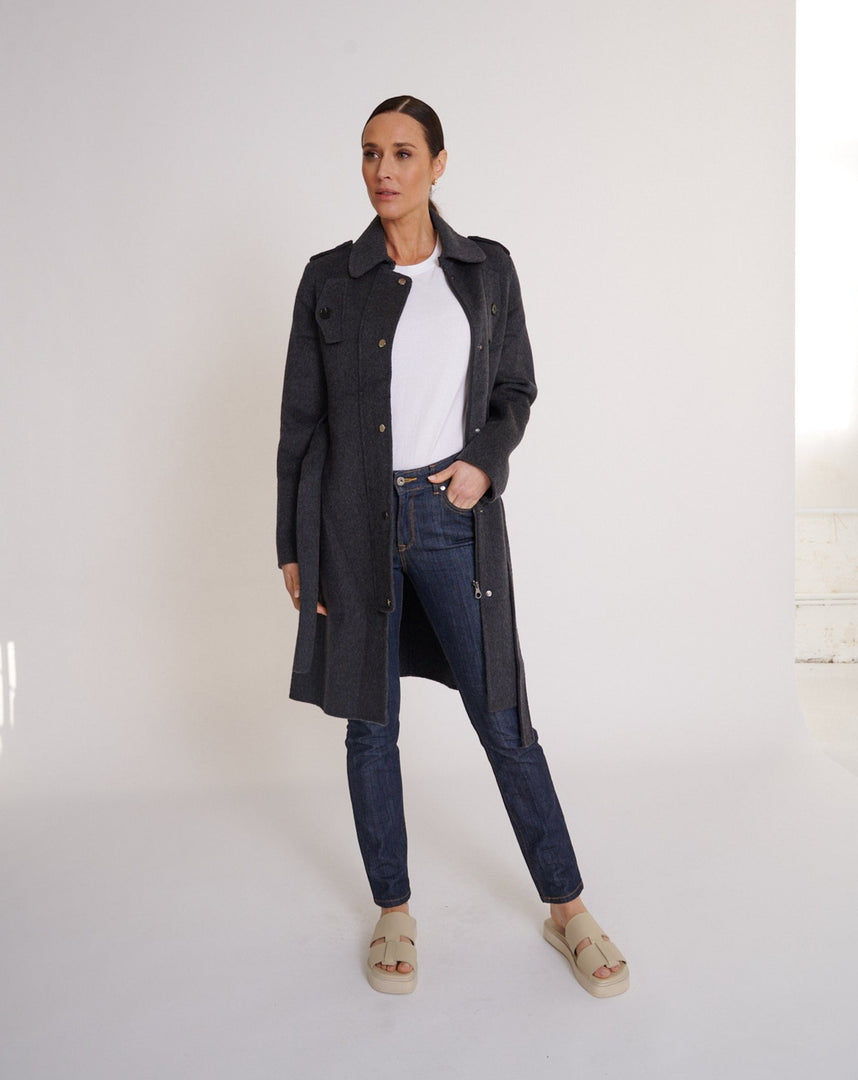 Harper Coat Charcoal