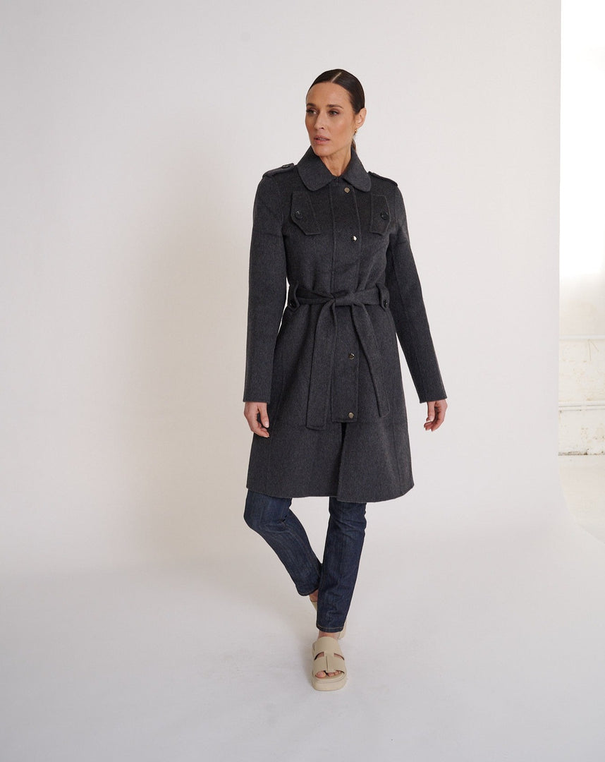 Harper Coat Charcoal