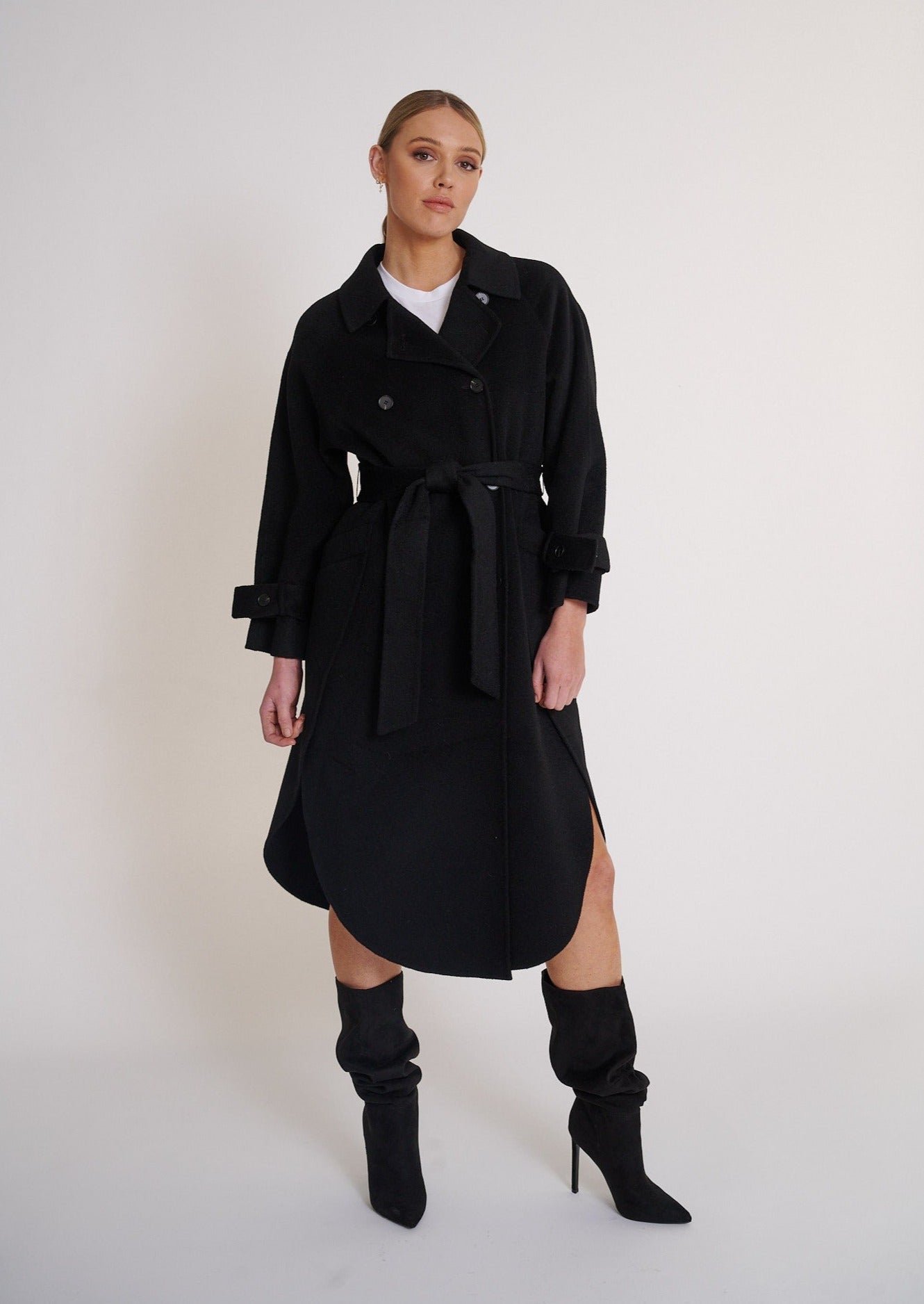 Piper Wool Coat Black