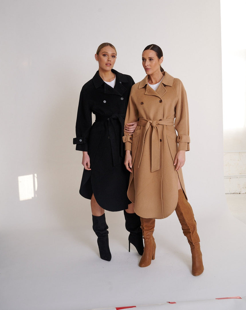 Piper Wool Coat Black