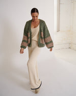 Load image into Gallery viewer, Mabel Chunky Knit Cardigan  Khaki Beige
