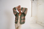 Load image into Gallery viewer, Mabel Chunky Knit Cardigan  Khaki Beige
