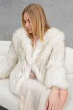 Load image into Gallery viewer, Nala Raccoon Jacket  White Cloud
