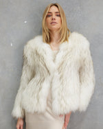 Load image into Gallery viewer, Nala Raccoon Jacket  White Cloud

